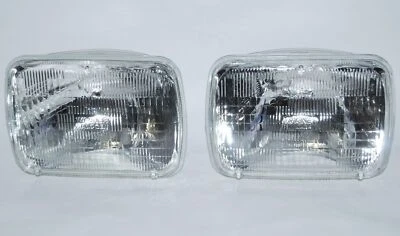 7X6 Halogen Sealed Beam Hi / Low Beam Glass Headlights Headlamp Light Bulbs Pair - Image 1 of 2