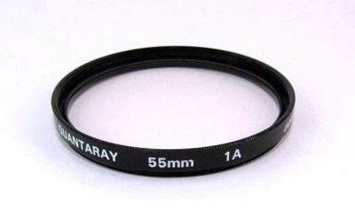 Vintage Quantaray 55mm 1A Filter Skylight Camera Lens Threaded Japan #4142 - Image 1 of 2