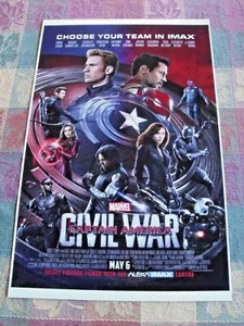 Captain America Civil War 11x17 Movie poster Print Marvel Avengers - Picture 1 of 1