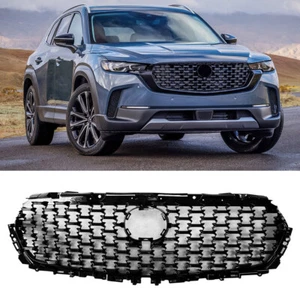 Black ABS Grille Mesh Front Bumper Grill Fits For Mazda CX-50 2022-2023 2024 - Picture 1 of 5