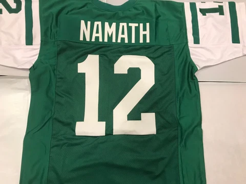 JOE NAMATH # 12 Unsigned SEWN STITCHED JERSEY SIZE XL Cover