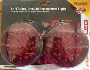 RoadPro 4” LED Stop/Turn/Tail Replacement Lights 2-Pk  Posi-View (RP-5570R40L/2) - Picture 1 of 3