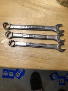 Juego de 3 llaves CRAFTSMAN tamaños métricos 11 mm 12 mm y 13 mm usadas en buen estado - Imagen 1 de 4
