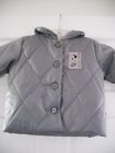 Minnie Mouse Gray Quilted Jacket-Size 18 Months- NWT-Disney Store