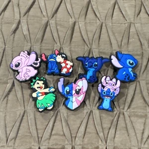 Lilo & Stitch Inspired shoe charms for crocs Set of 7 - Picture 1 of 4