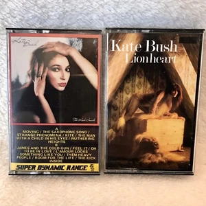 Kate Bush Cassette Tape Lot The Kick Inside Lionheart EMI Capitol 1978 Tested - Picture 1 of 22