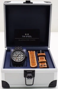 TW Steel TW9013 Black Skeleton Kit mit 2 Bändern Herrenuhr Neuwertig - Bild 1 von 13