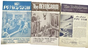 DAS DELTAGRAM Hefte Zeitschriften 1944 & 1948 WWII Ära Diagramm Anleitung Lot 3 - Bild 1 von 7