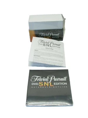 Trivial Pursuit SNL Saturday Night Live DVD Trivia Cards Box Container Sealed  - Image 1 of 4