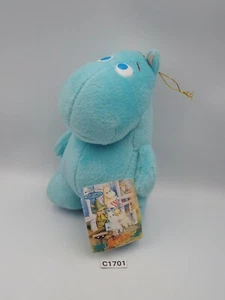 Moomin Blue C1701 Banpresto 1993 Plush 7" Stuffed TAG Toy Doll Japan - Picture 1 of 9