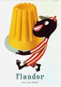 Original vintage poster FLANDOR DESSERT PUDDING BLACK c.1945 - Picture 1 of 1