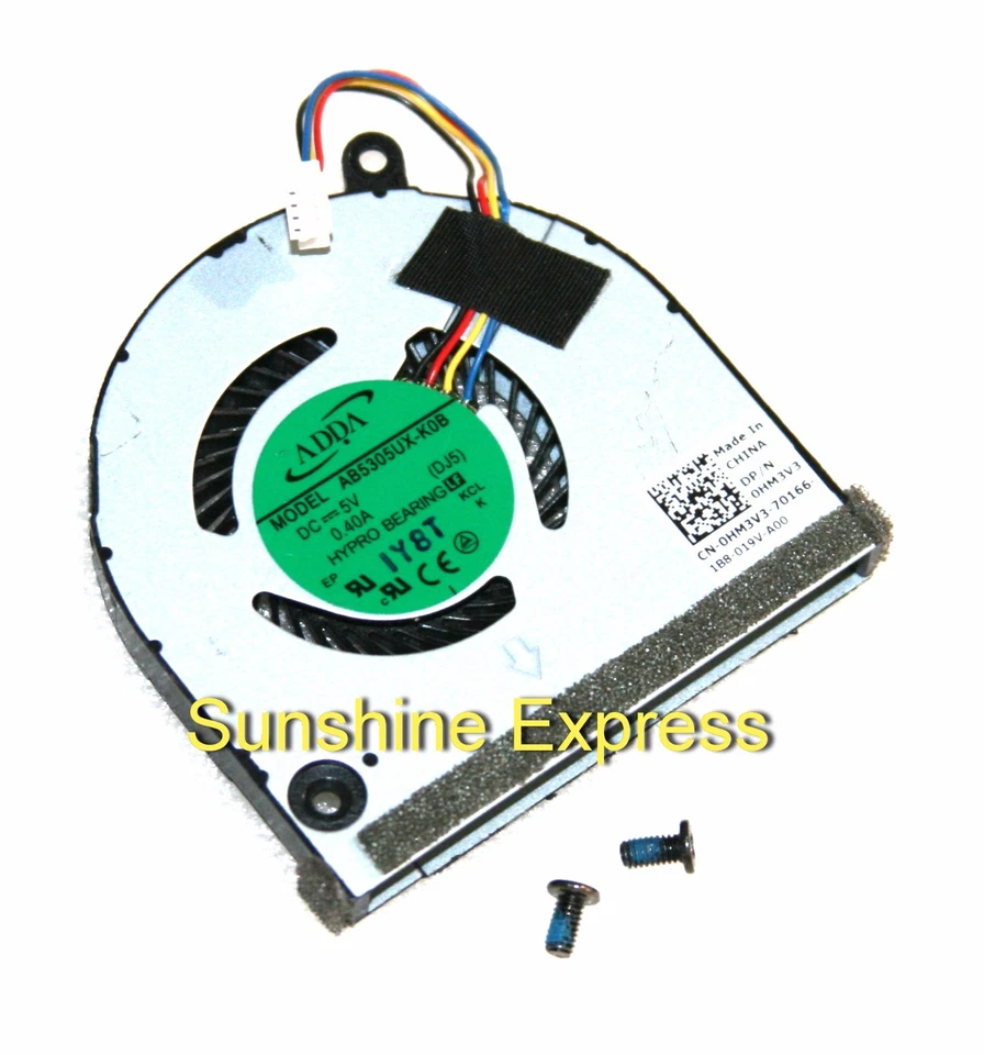 New OEM Dell HM3V3 CPU Fan ADDA AB5305UX-K0B for Vostro V131 Inspiron N311z - Image 1 of 1