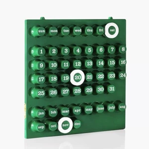 RING-A-DATE Ring A Date Perpetual Calendar Giorgio Della Beffa desk wall Euroway - Picture 1 of 17