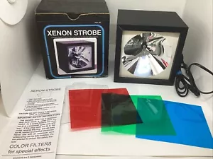 Vintage Xenon Strobe Light Rock Video Series with Color Filters Model 1005 - Picture 1 of 7