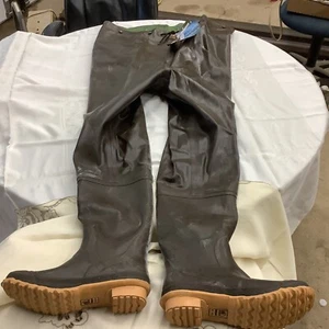 HODGMAN DURABLE CLASSIC CASTER RUBBER BOOTS COTTON UPPER WADERS CHEST - Picture 1 of 8