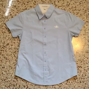 Disney Cruise Line Cast Member Costume Uniform Shirt Women's Size Small Blue - Picture 1 of 6