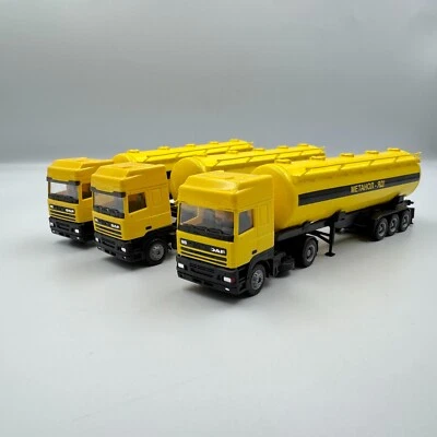 Collection of cars (3 pcs) DAF 95 special aerodrome tank, scale 1/87 (HO) - Image 1 of 4