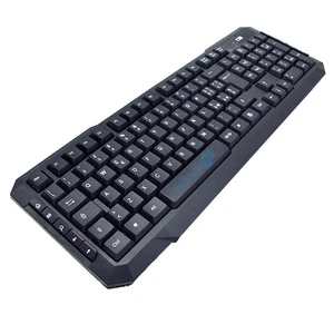 Wireless Keyboard With Multimedia Keys Italian Layout ITA QWERTY - Picture 1 of 5