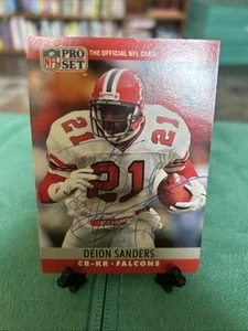 Deion Sanders Signed 1990 Pro Set #36 - Picture 1 of 2