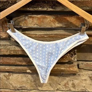 Parte inferior de bikini ROSA by Frankies Moon Bay tanga en azul Dottie - Imagen 1 de 6