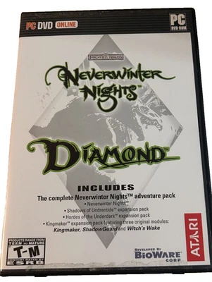 Neverwinter Nights Diamond ATARI PC GAME VIDEO GAMEW - Image 1 of 4