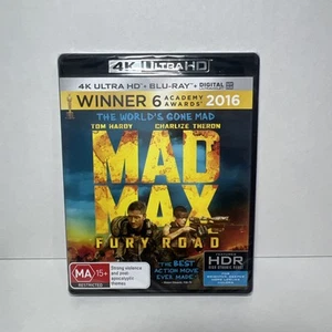 Mad Max Fury Road - 4K Ultra HD UHD + Blu-Ray New & Sealed - Region B - Picture 1 of 6