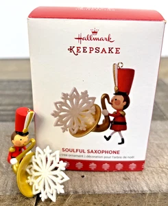Hallmark Ornament 2017 Soulful Saxophone Ltd Ed Keepsake Ornament Marching Band - Picture 1 of 6