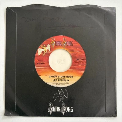 1976 VG+ 7" SINGLE: CANDY STORE ROCK - LED ZEPPELIN, SS 70110 (US PRESSING) - Image 1 of 3