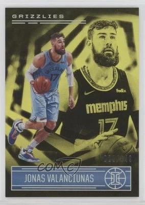 2020-21 Panini Illusions Trophy Collection Yellow /149 Jonas Valanciunas #109 - Image 1 of 2