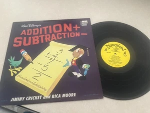 Walt Disney's Addition & Subtraction LP on DISNEYLAND (1963) Children's VG+/VG++ - Picture 1 of 3