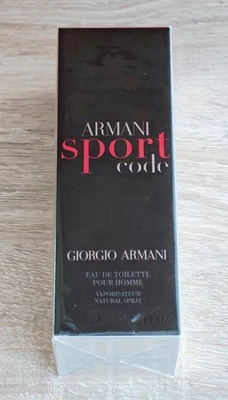 Armani Code Sport de Giorgio Armani 75 ml 2,5 fl oz EDT para hombres nuevo en caja sellada Foto 1 de 4