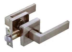 Sartodoors Modern Square Passage Handle Satin Nickel PASSAGE-1-SI - Picture 1 of 4