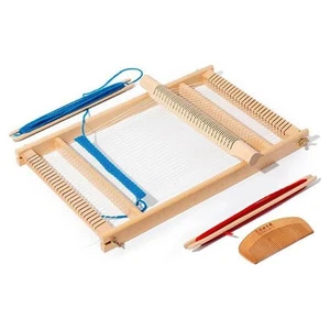 Juego de telar, 15,6 H X 9,85 B, telar madera, bricolaje tejido a mano 3703 - Imagen 1 de 7