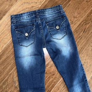 VIGOSS Girls The Jagger Skinny Blue Stretch Denim Ankle Jeans (youth Size 12) - Picture 1 of 11