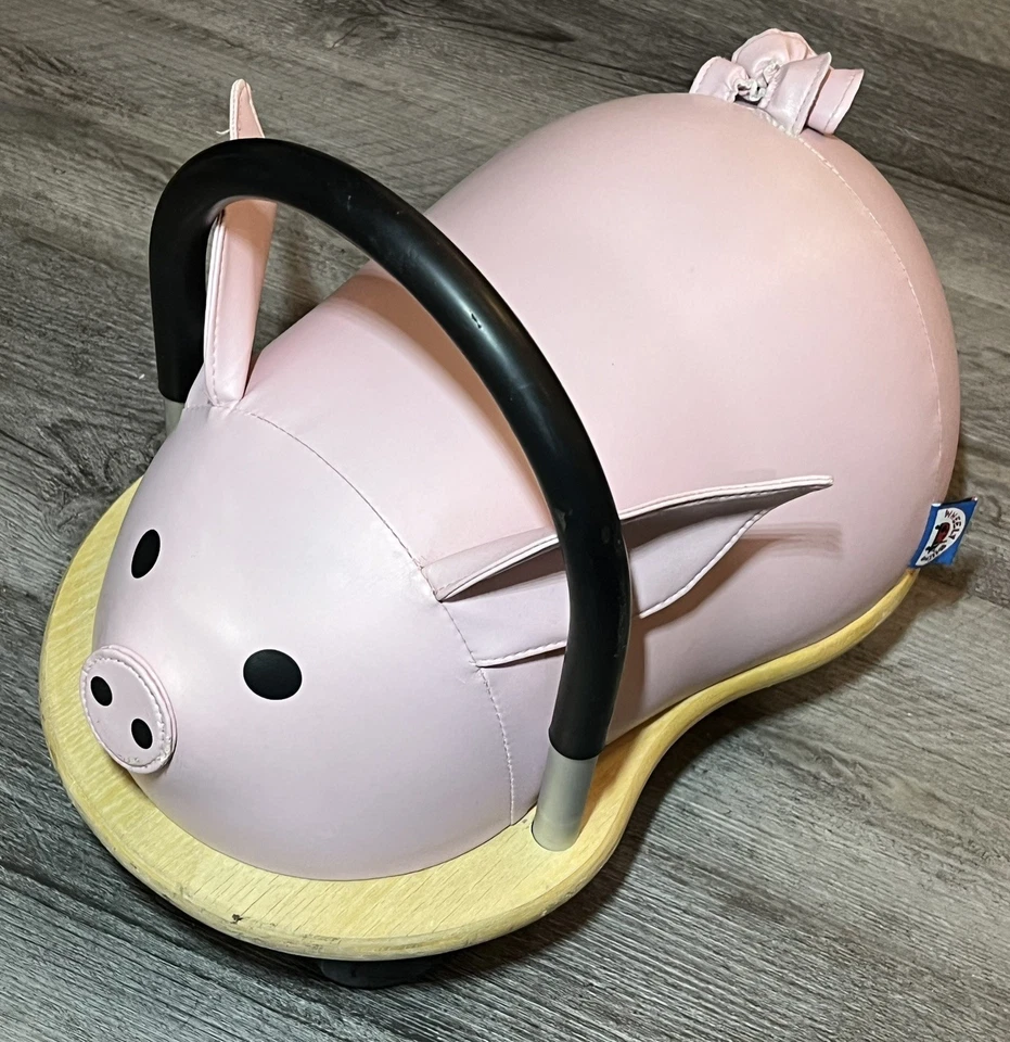 Original Wheely Bug Pig - Small - Toddler Ride-On Toy W/ Wheels (age 1.5 Yrs +) Foto 1 de 4