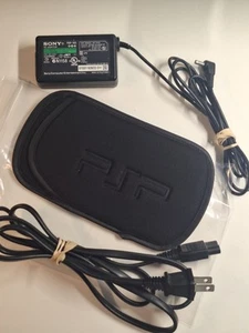 OEM Authentic SONY PSP-100 PSP AC Adapter Charger Cord 5V 2000mA PS3 PS4 & case - Picture 1 of 4