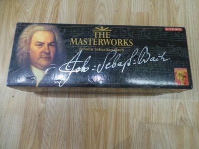 The Masterworks Johann Sebastian Bach 40 CD Box - CD´s Top - Bild 1 von 2
