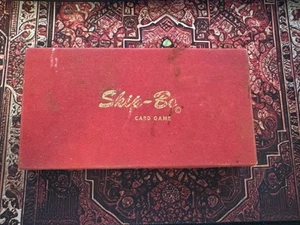 Vintage 1960’s Skip-Bo Game In Original Felt Box - Picture 1 of 5