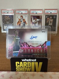 2023-24 Topps Midnight Leonard Miller Horizon Twilight /199 RC Rookie Auto - Picture 1 of 2