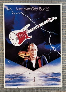Dire Straits Love Over Gold Tour '83 1983 Promo Postcard Media Com Rock Band - Picture 1 of 2