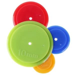 4pcs Patchwork Equidistant Ruler Seam Parallel Wheel Cloth Sewing Scribing Tozd - Picture 1 of 12