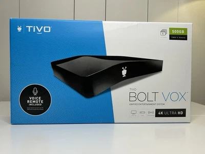 TiVo BOLT VOX TCD849500V 500GB HDD 4K DVR (Needs Subscription) - Image 1 of 4