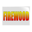 Decal Stickers Firewood Promotion Business Vinyl Store Sign Label Business