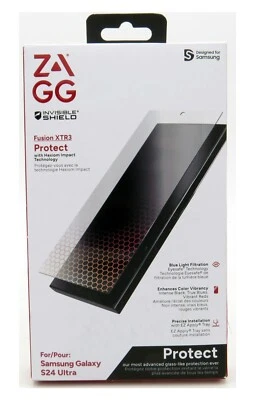 Protetor de Tela ZAGG InvisibleShield XTR3 Para Samsung Galaxy S24 Ultra Novo - Imagem 1 de 2