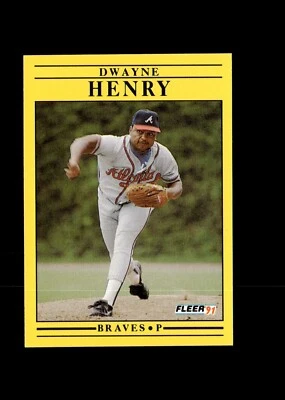 1991 Fleer - #692 Dwayne Henry - Image 1 of 2