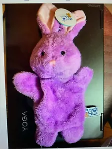 MARIONETAS DE MANO CONEJITOS NUEVAS CON ETIQUETAS ROSA, PÚRPURA O AMARILLO BEVERLY HILLS OSO DE PELUCHE CO PASTER - Imagen 1 de 7