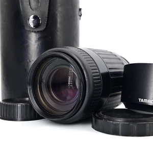 Tamron AF Tele Macro 90-300mm f4.5-5.6 Lens w/ Hood Case Caps For Nikon F-Mount - Picture 1 of 19