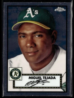 2021 Topps Chrome Platinum Anniversary - Miguel Tejada #531 - Image 1 of 2