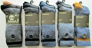 Timberland Herren Outdoor Crew Socken 2 PR schwarz blau braun grau meliert OSFM neu mit Etikett - Bild 1 von 19