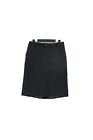 Austin Reed Women&#39;s Mini Skirt W 31 in Black Polyester with Wool, Elastane